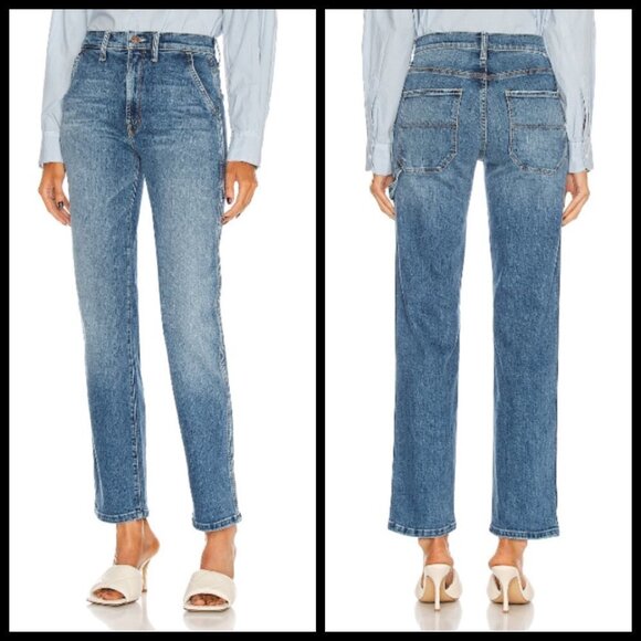 💕MOTHER💕 High Waisted Utility Jeans ~ So Long - Picture 2 of 16